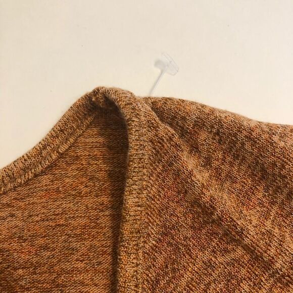 Shein curve cropped burnt orange twist front short sleeve top blouse cheap 1X - Picture 9 of 10